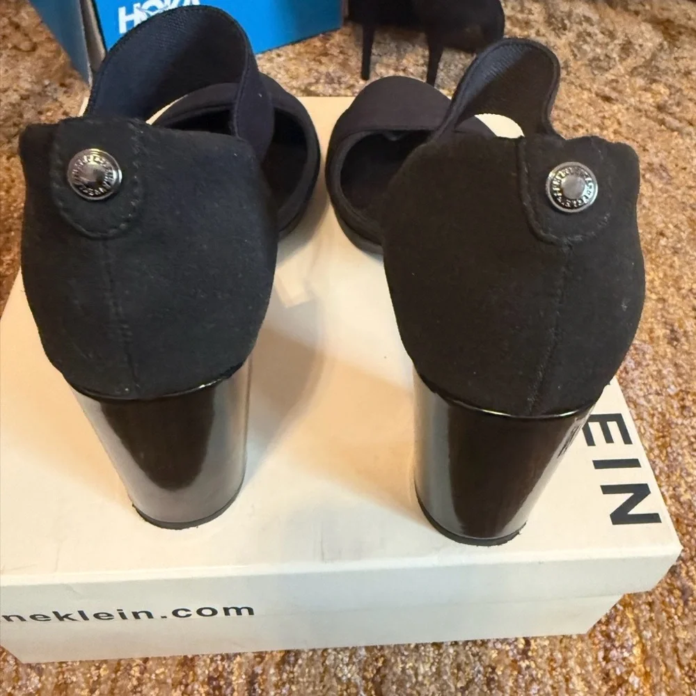 Anne Klein iFlex Akcallan Black Block Heel Pumps Women's Size 9M - Picture 5 of 10